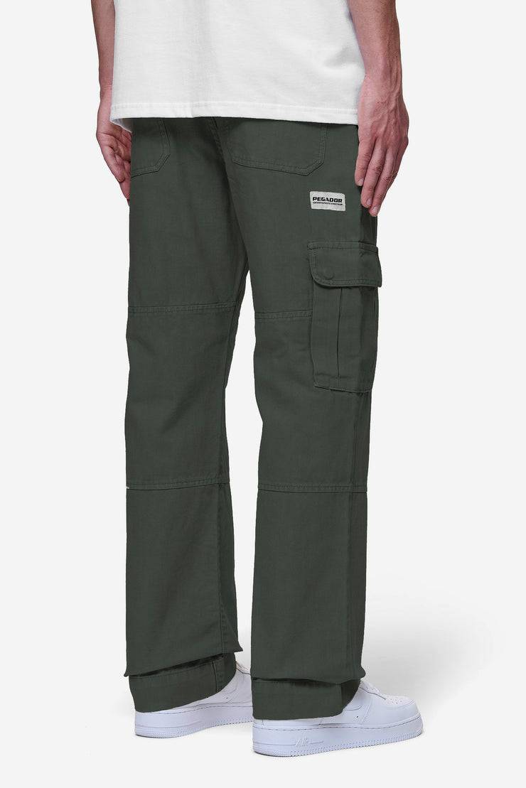 Pegador Risley Cargo Pants Olive Green Kostenlose Rückgabe