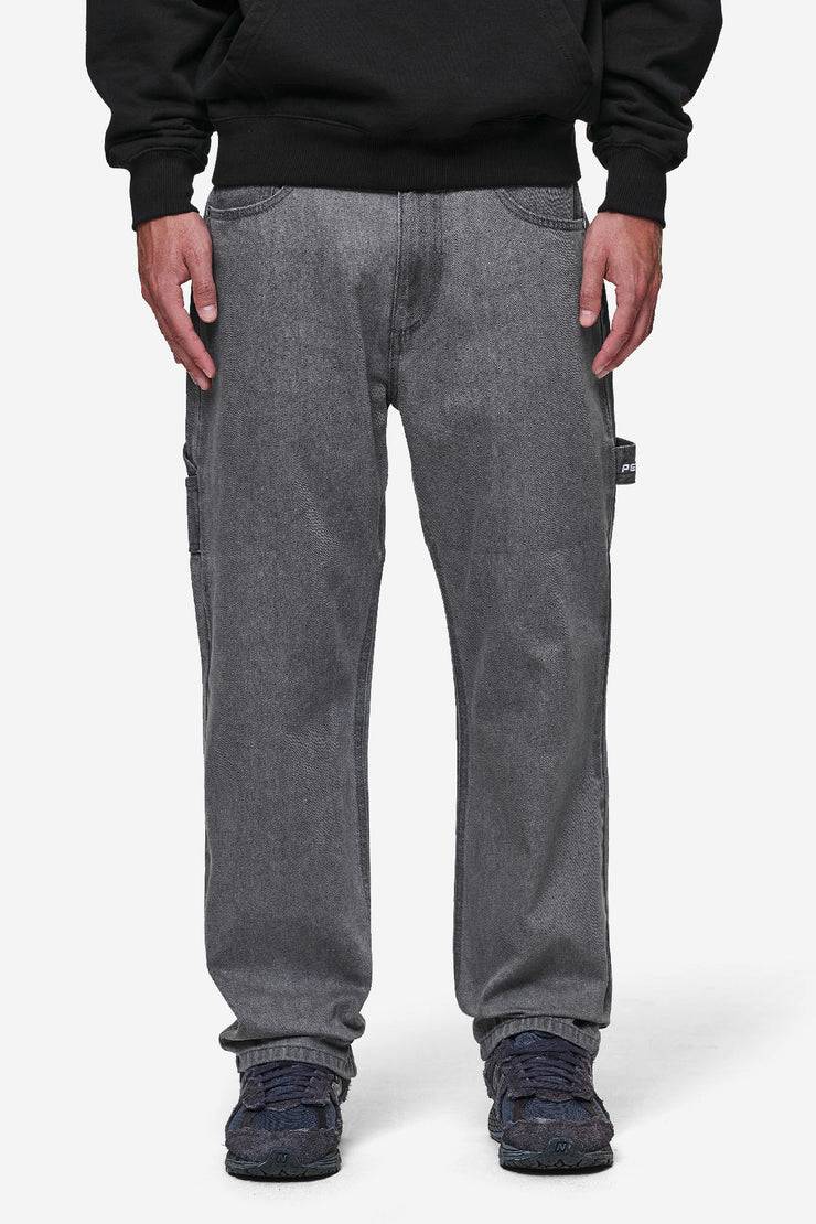Pegador Daule Baggy Workwear Jeans Washed Grey Begrenzte Freigabe