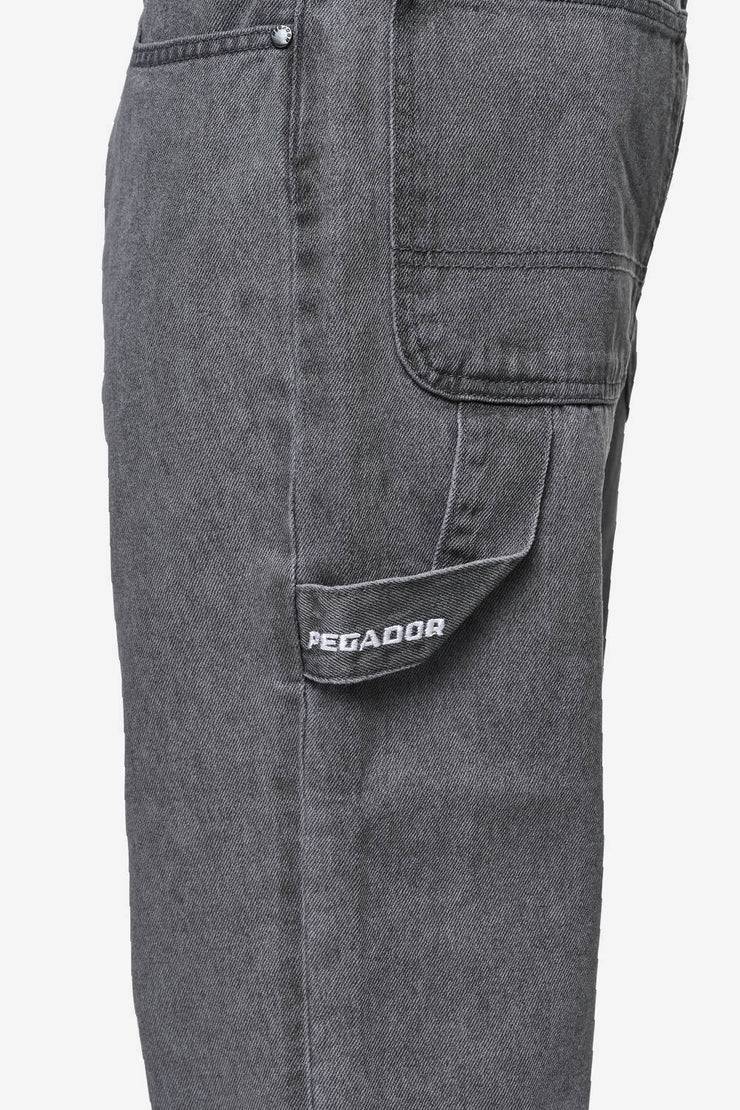 Pegador Daule Baggy Workwear Jeans Washed Grey Begrenzte Freigabe