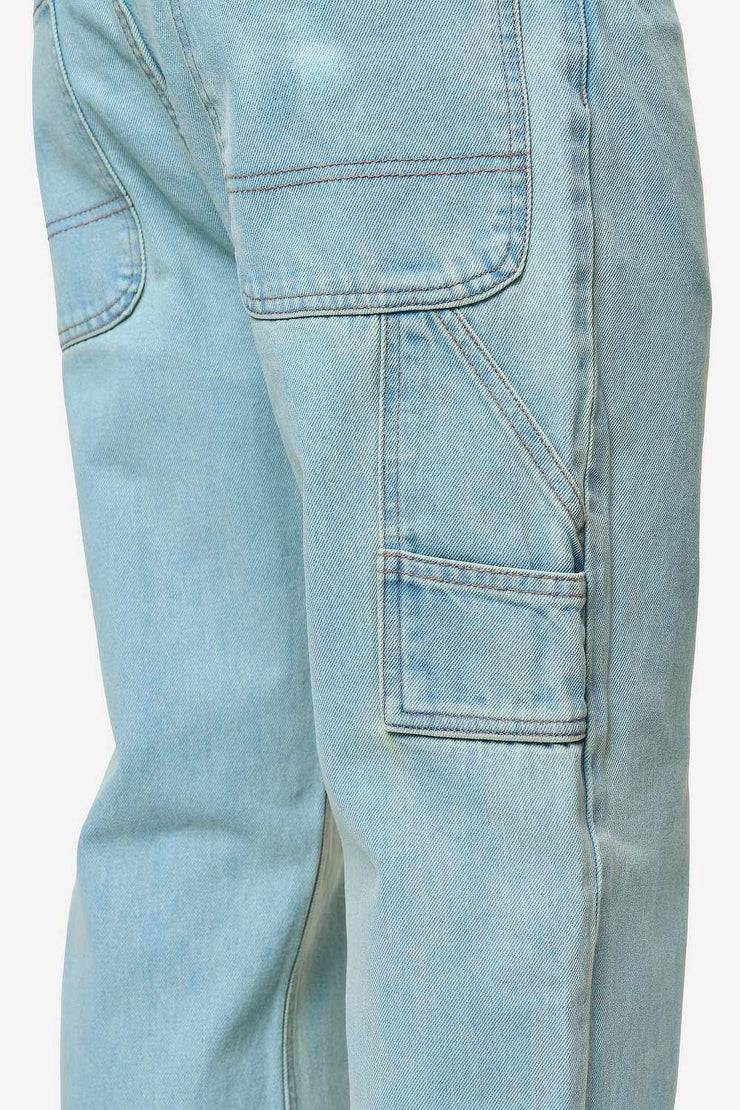 Pegador Daule Baggy Workwear Jeans Sand Washed Blue Letzte 3 Tage