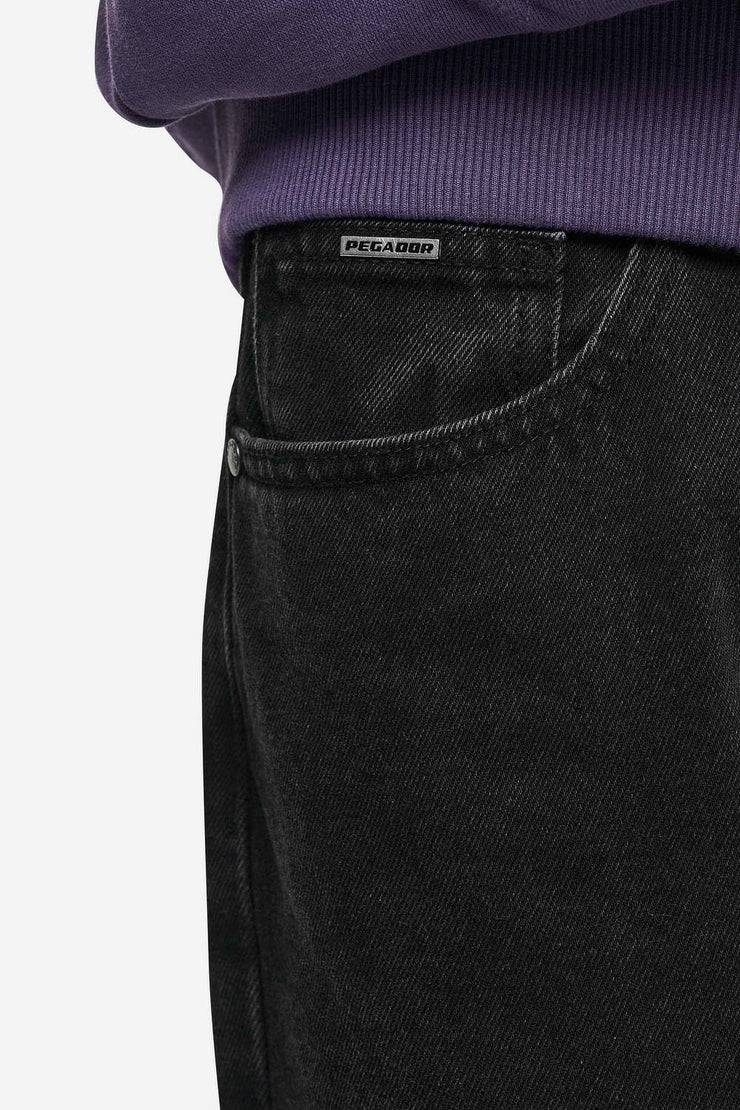 Pegador Baures Straight Jeans Washed Black Letzter Tag
