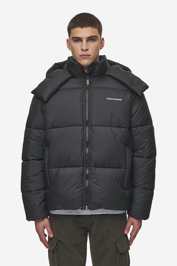 Pegador Marten Puffer Jacket Black Vierteljährliche Förderung
