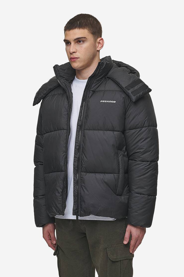 Pegador Marten Puffer Jacket Black Vierteljährliche Förderung