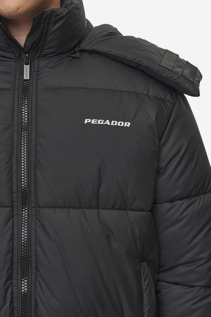 Pegador Marten Puffer Jacket Black Vierteljährliche Förderung