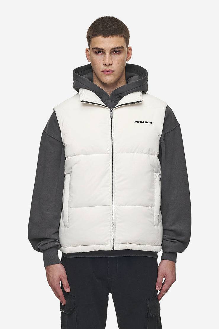 Pegador Landin Puffer Vest Bone White Discount Store für neue Produkte