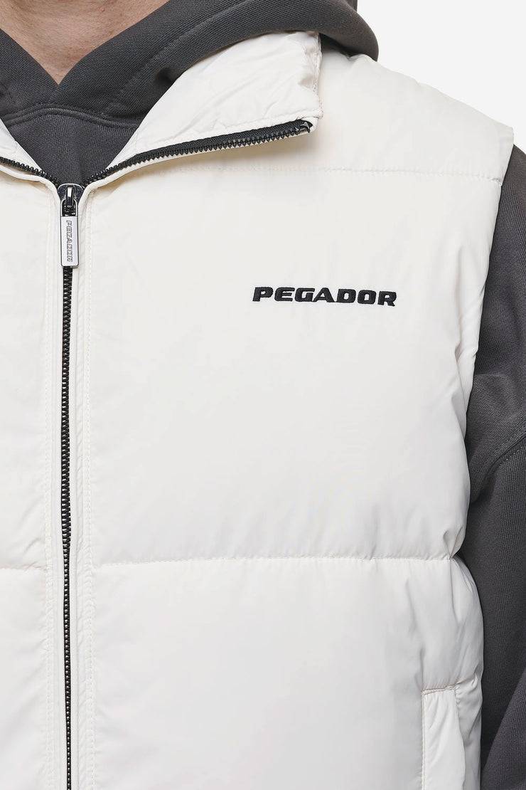 Pegador Landin Puffer Vest Bone White Discount Store für neue Produkte