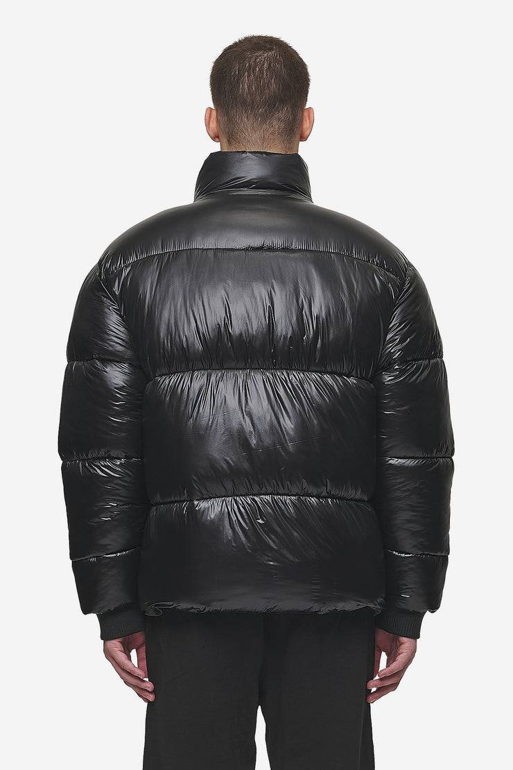 Pegador Solin Light Glossy Puffer Jacket Black Clearance-Verkauf