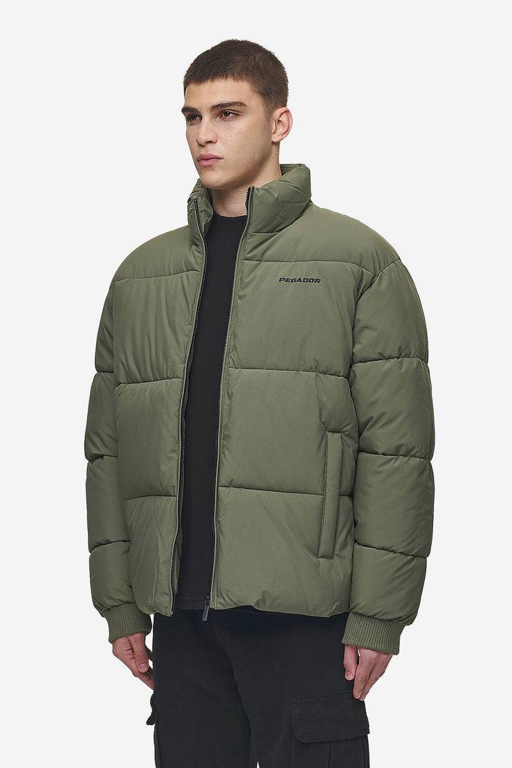 Pegador Solin Puffer Jacket Mud Olive Kostenloser Versand international