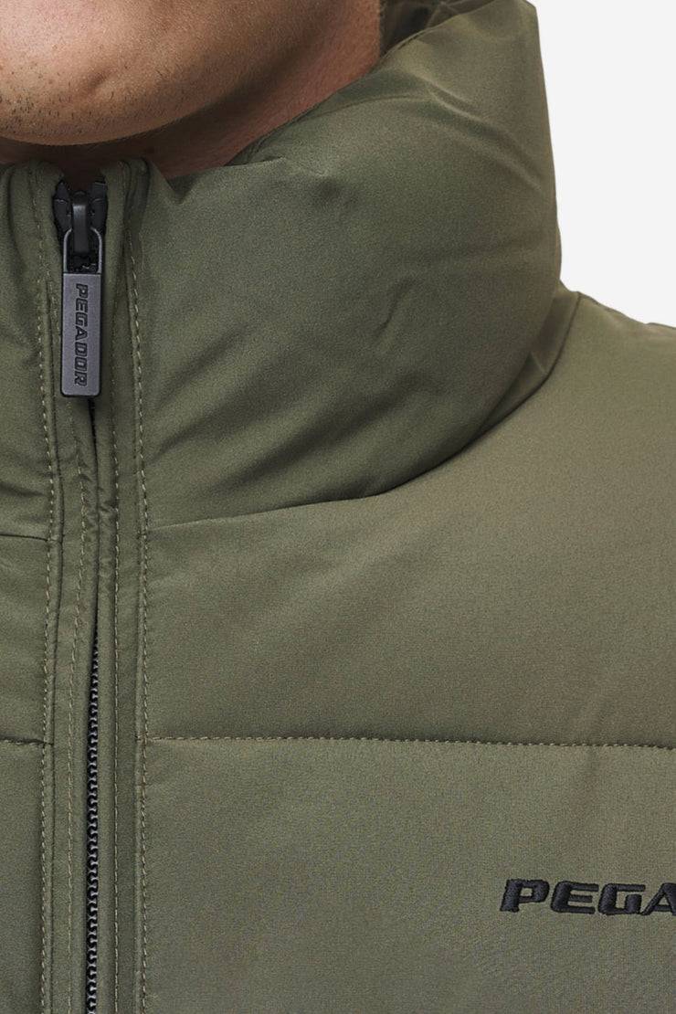 Pegador Solin Puffer Jacket Mud Olive Kostenloser Versand international