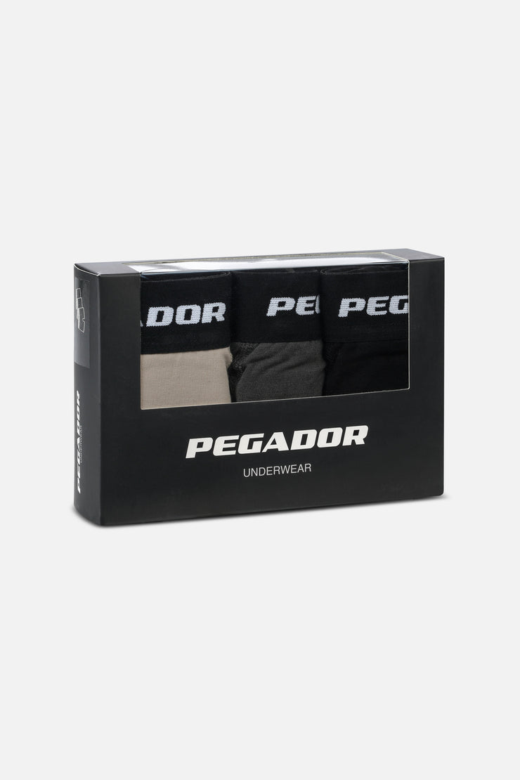 Pegador Tantun Boxershorts 3 Pack Light Beige Anthracite Black Speichern exportieren