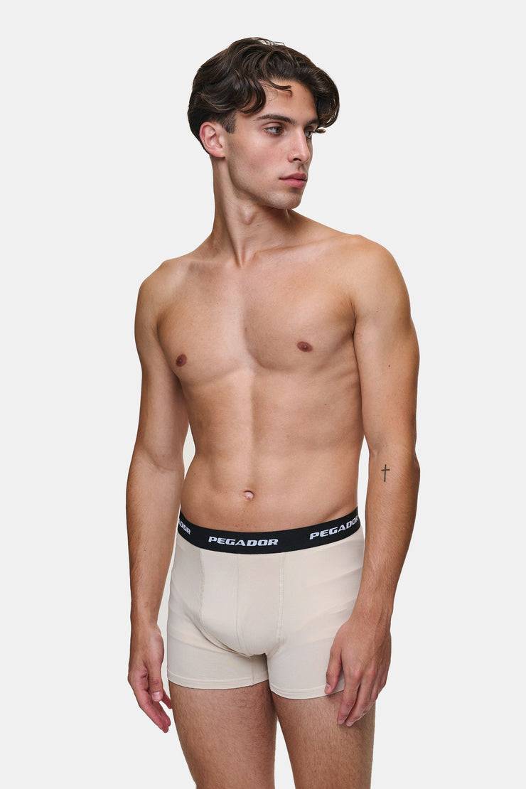 Pegador Tantun Boxershorts 3 Pack Light Beige Anthracite Black Speichern exportieren