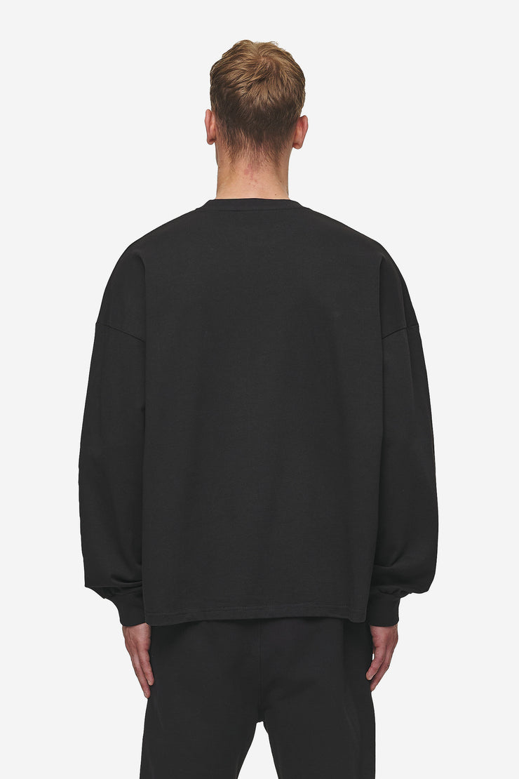 Pegador Rusk Logo Oversized Longsleeve Washed Black Black Friday Preise