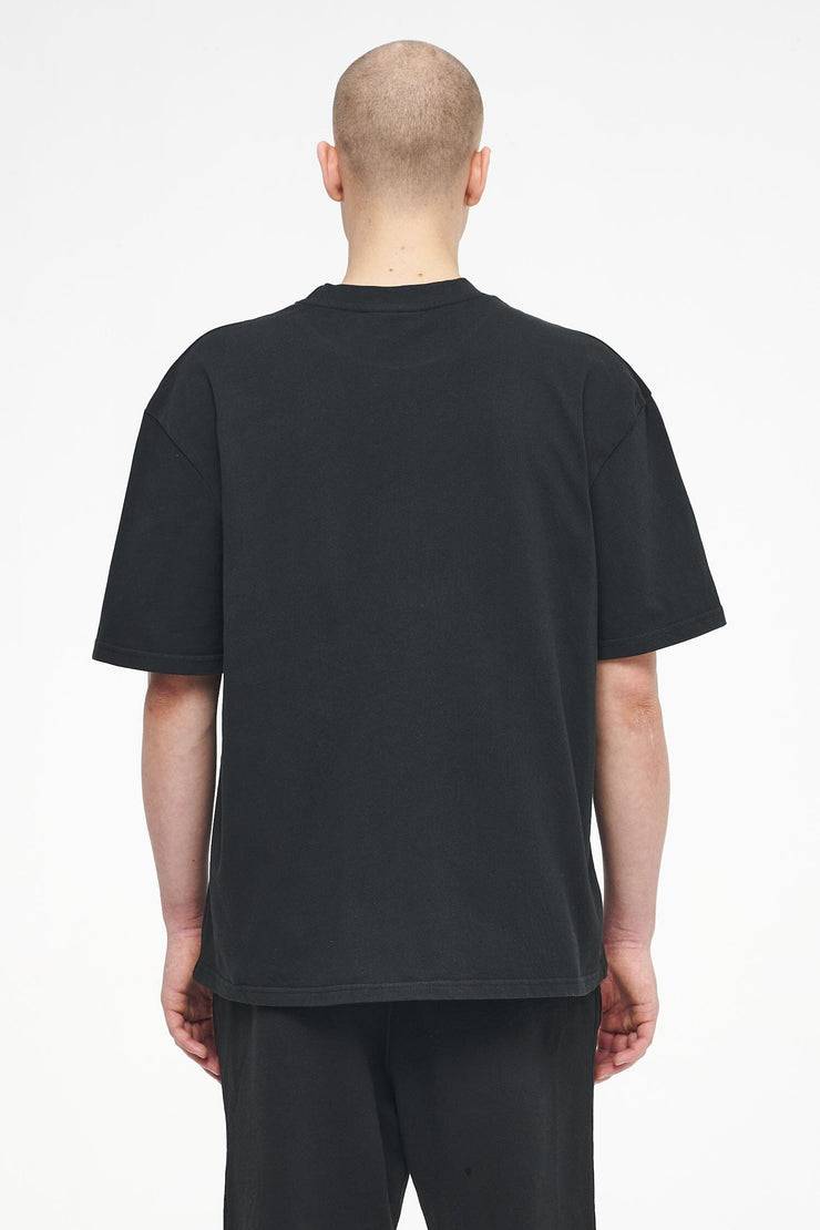 Pegador Logo Oversized Tee Vintage Washed Black Ink Gum Fabrikpreis