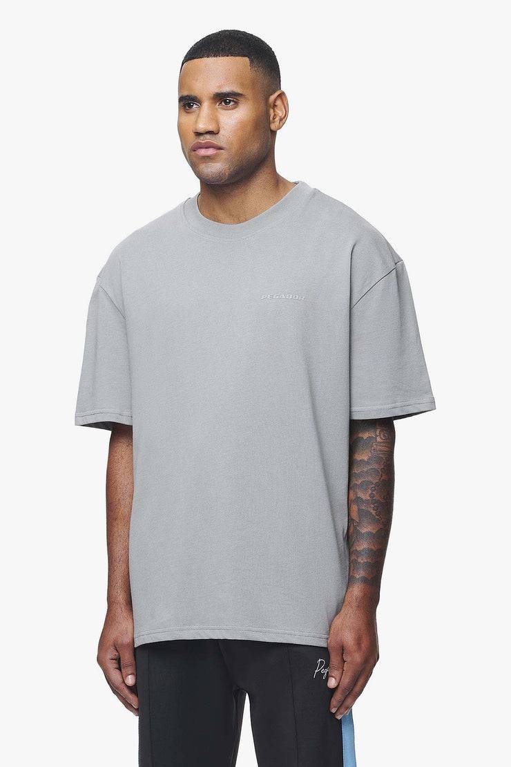 Pegador Logo Oversized Tee Vintage Washed Dusk Grey Gum Sonderangebot