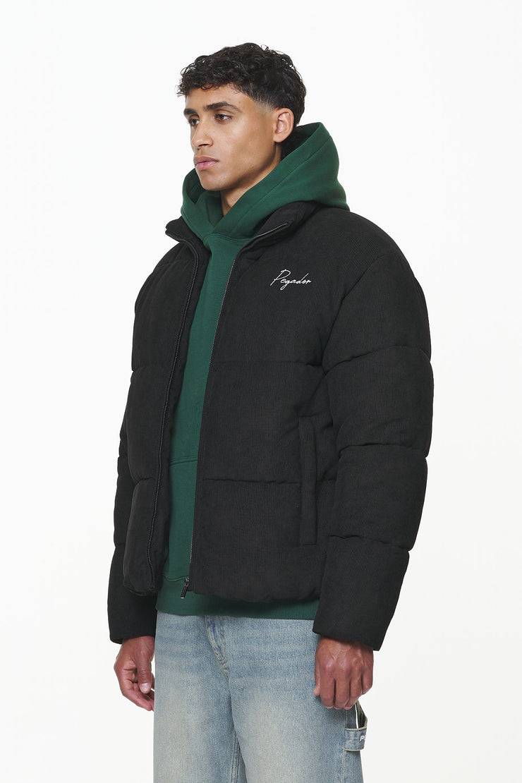 Pegador Sundre Cord Puffer Jacket Black Günstig kaufen