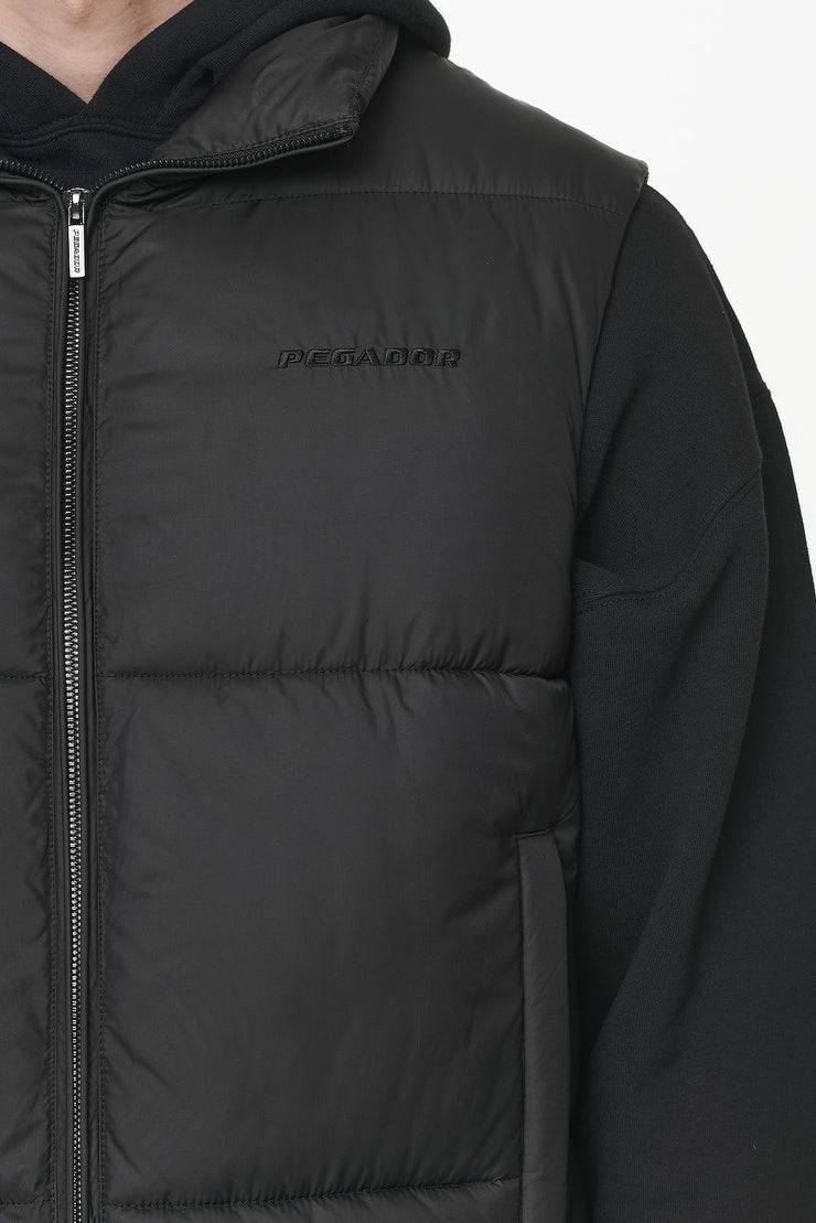 Pegador Landin Puffer Vest Black Begrenztes Angebot