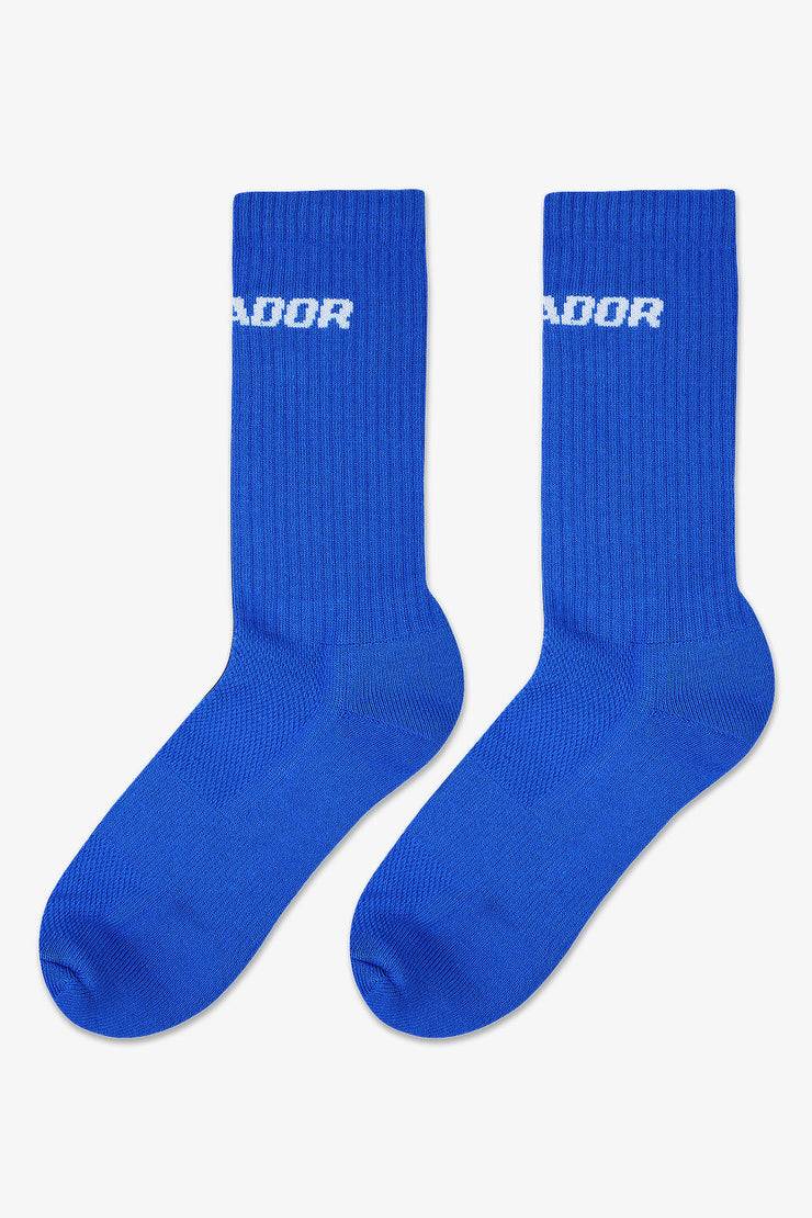 Pegador Logo Socks Deep Blue White Online Shopping
