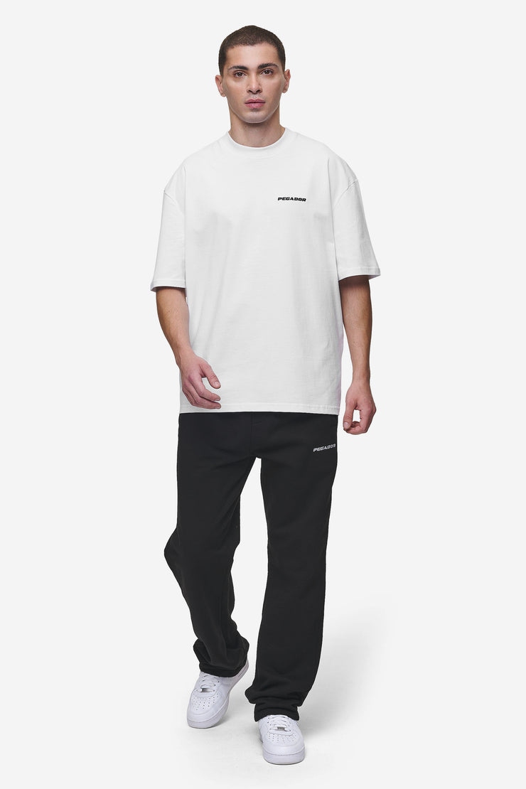 Pegador Logo Oversized Tee White Neueste Mode
