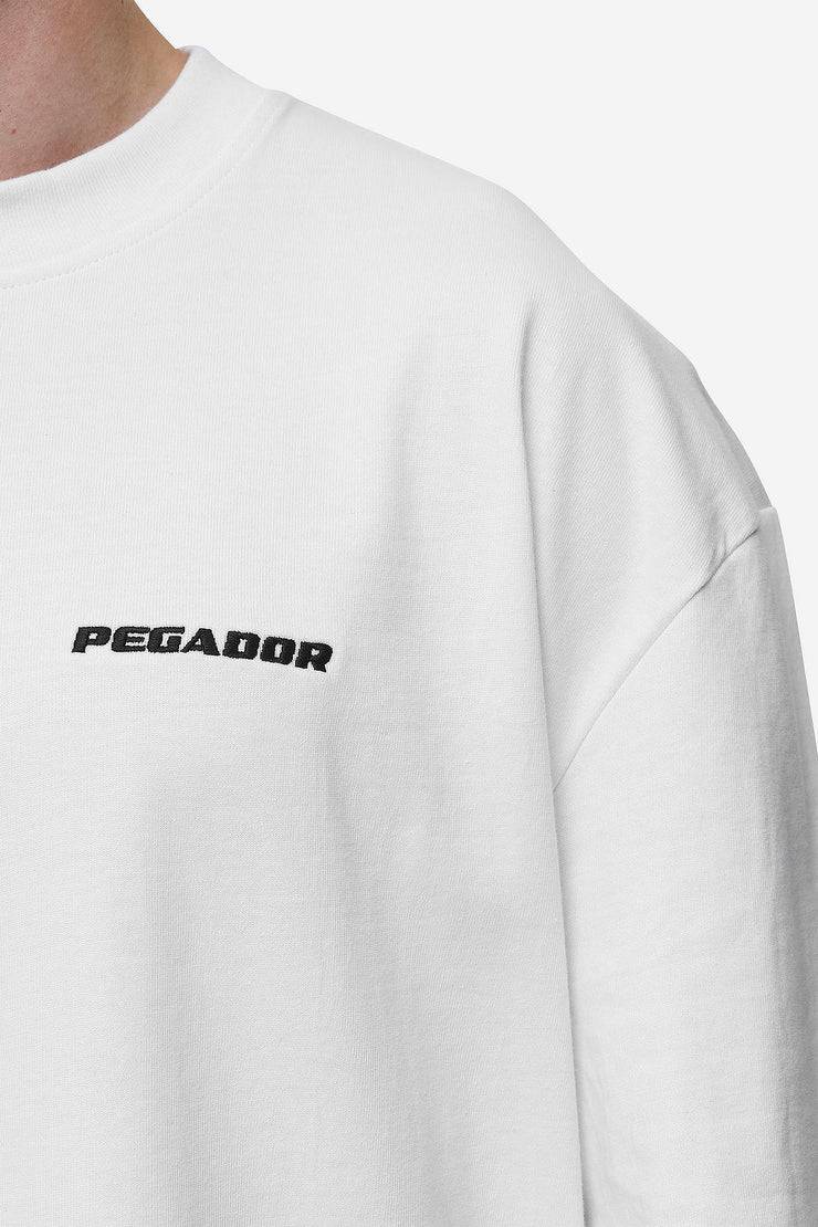 Pegador Logo Oversized Tee White Neueste Mode