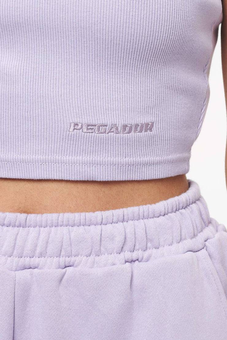 Pegador Ayla Crop Top Vintage Washed Purple Paste Exklusive Angebote