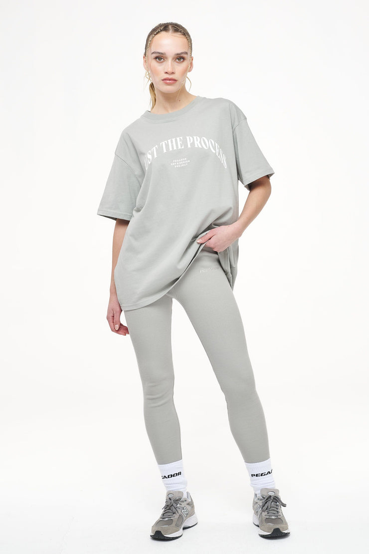 Pegador Jill Rib Leggings Vintage Washed Quiet Gray Bestseller