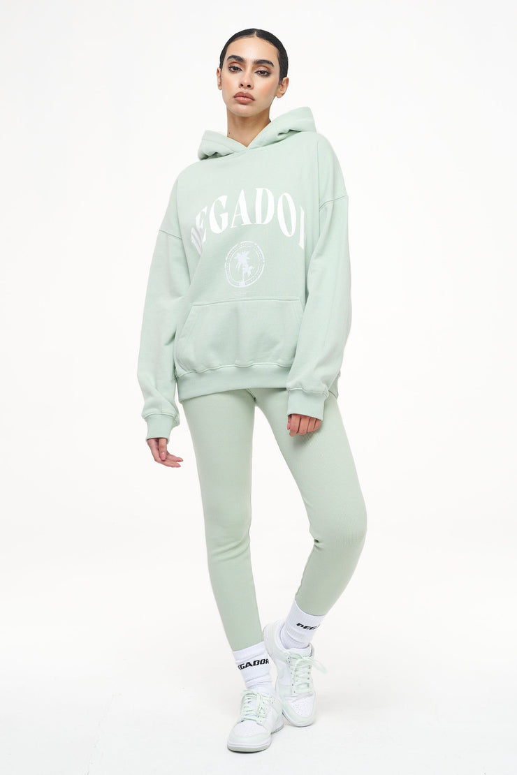 Pegador Jill Rib Leggings Vintage Washed Milky Green Tiefpreis