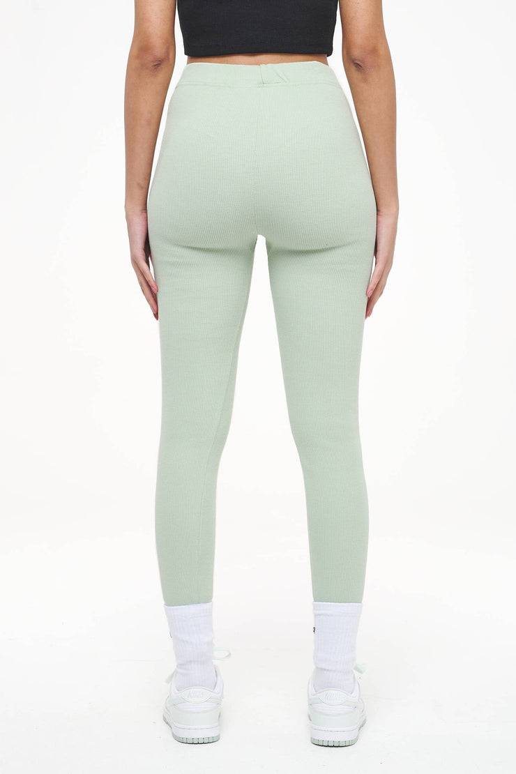 Pegador Jill Rib Leggings Vintage Washed Milky Green Tiefpreis