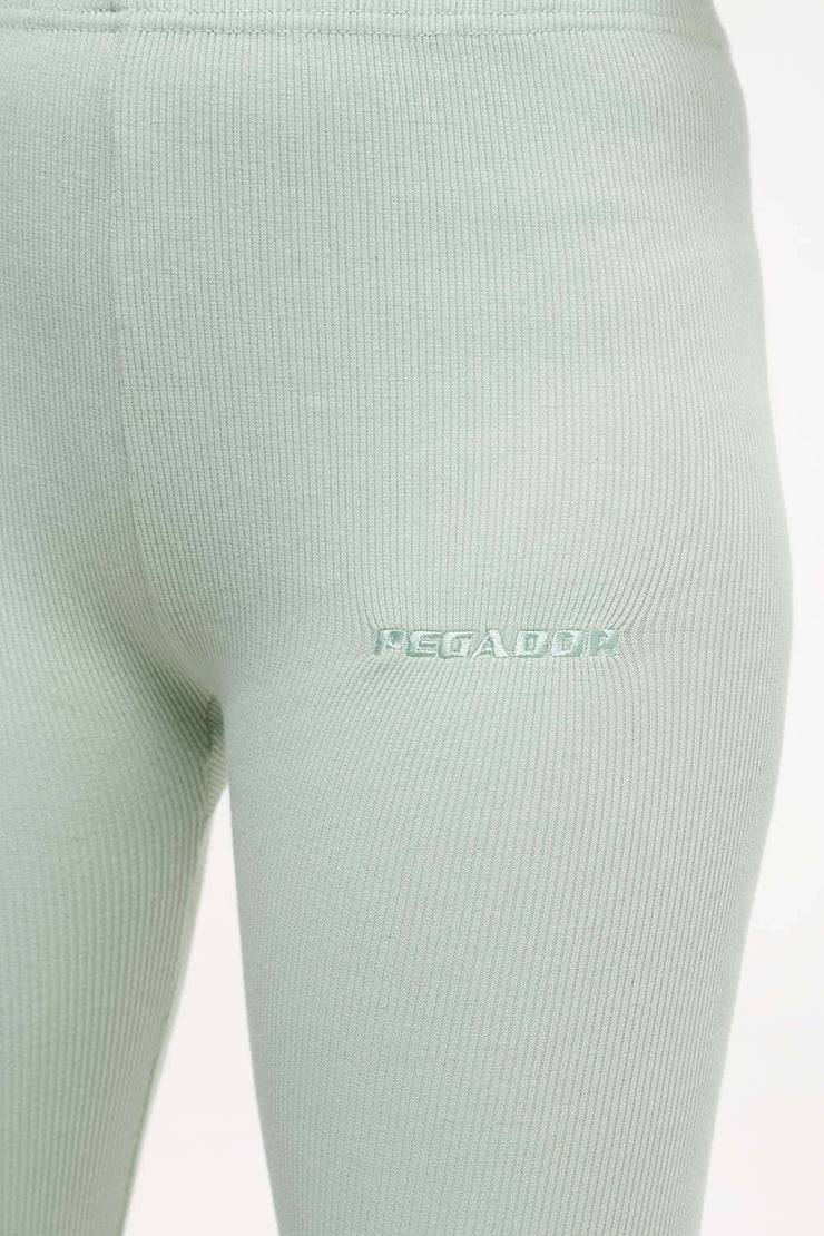 Pegador Jill Rib Leggings Vintage Washed Milky Green Tiefpreis