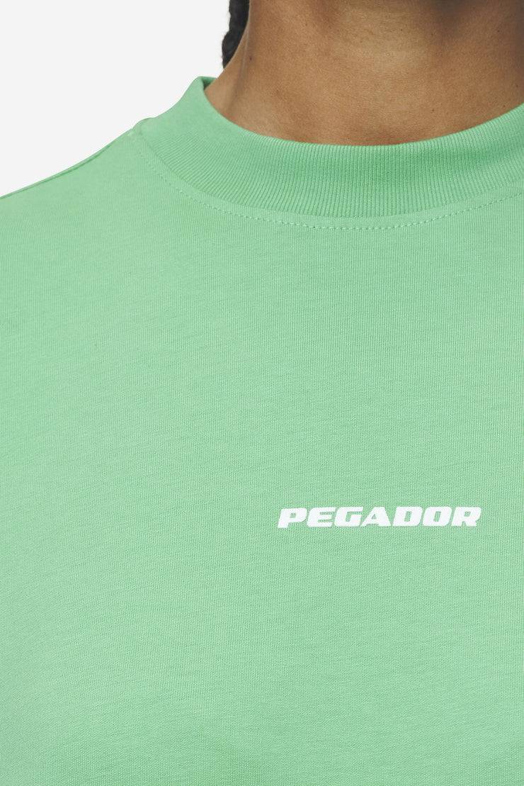 Pegador Bracy Heavy Oversized Tee Washed Peppermint Green White Gum Wochenangebot