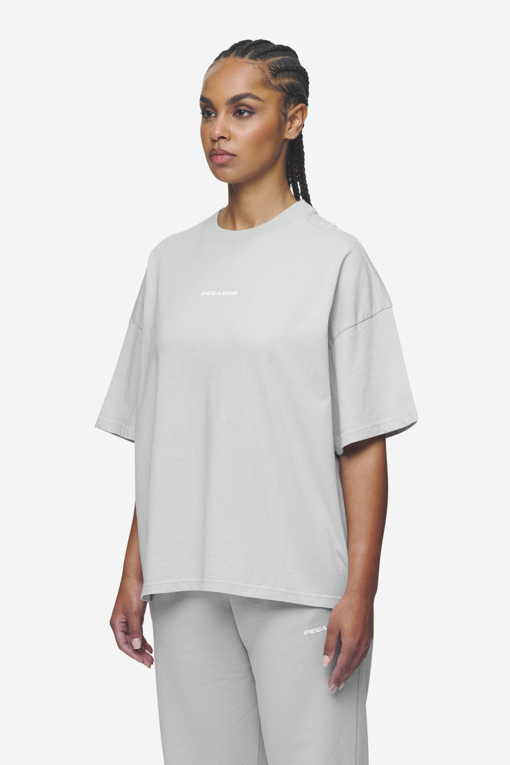 Pegador Bracy Heavy Oversized Tee Washed Sky Grey White Gum JETZT KAUFEN