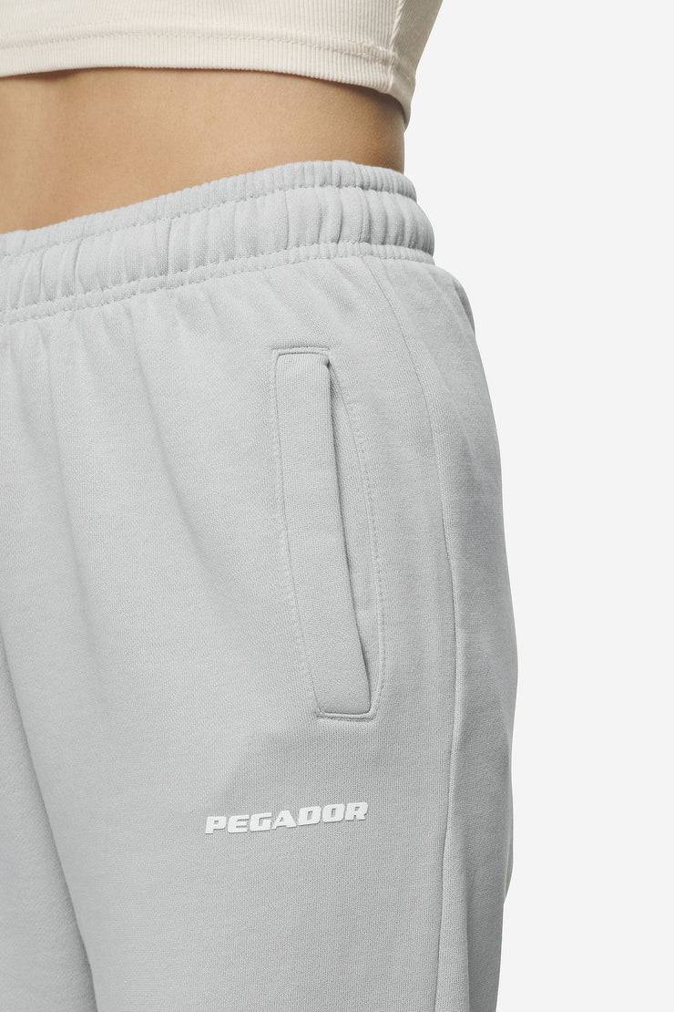 Pegador Villa High Waisted Sweat Pants Washed Sky Grey White Gum Letzte 2 Tage