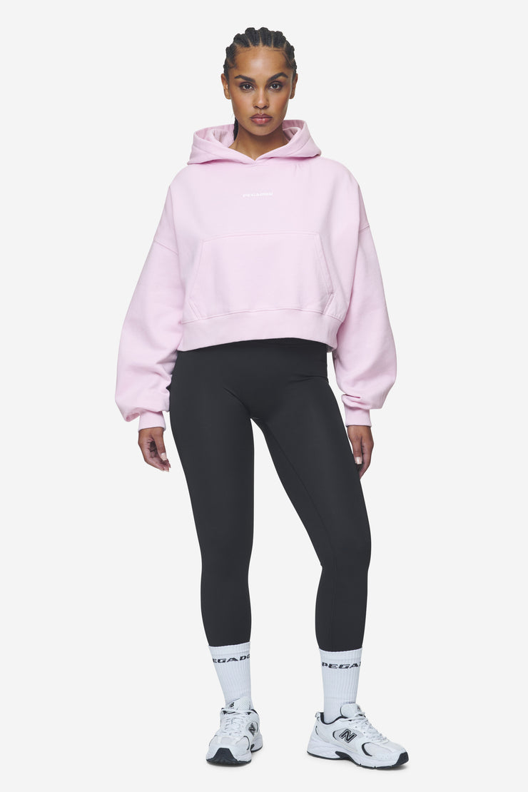 Pegador Salita Oversized Cropped Hoodie Washed Bubblegum White Gum Letzter Tag