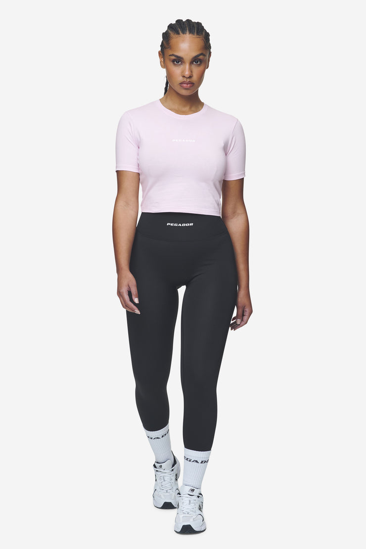 Pegador Ines Cropped Baby Tee Washed Bubblegum White Gum Zeitbegrenzte Promotion