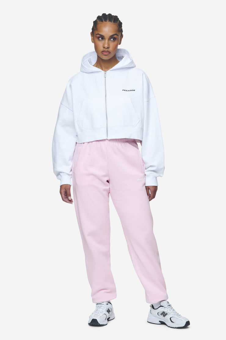 Pegador Villa High Waisted Sweat Pants Washed Bubblegum White Gum Bis zu 50% Rabatt