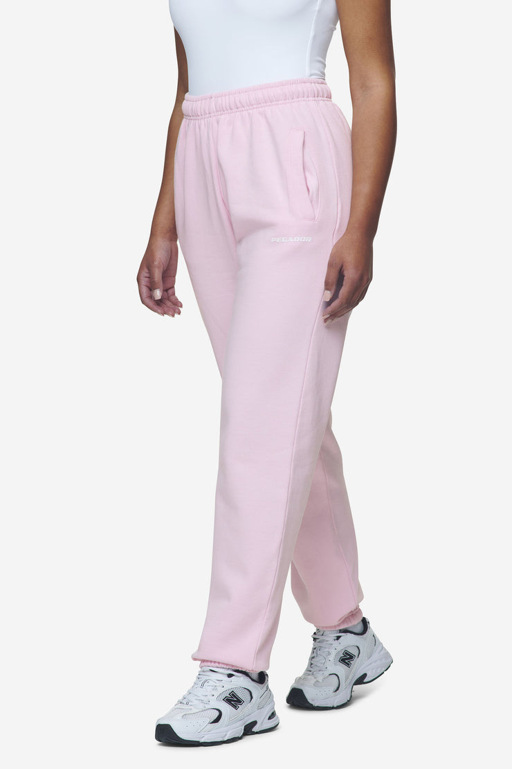 Pegador Villa High Waisted Sweat Pants Washed Bubblegum White Gum Bis zu 50% Rabatt
