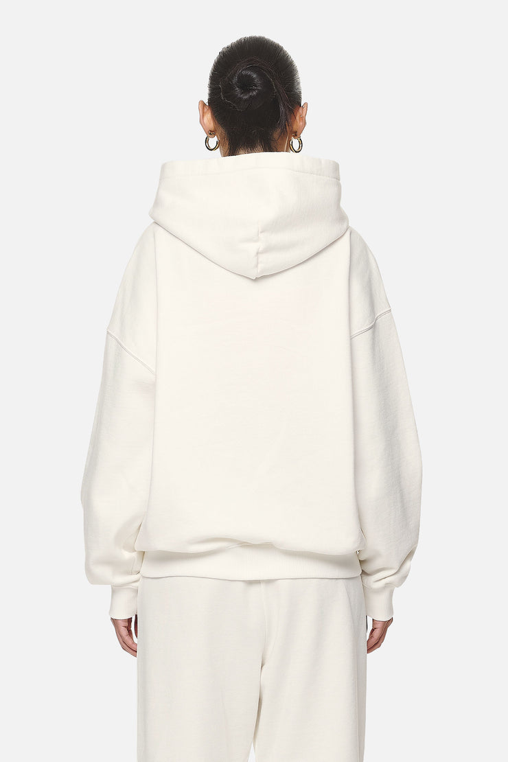 Pegador Clarita Logo Oversized Hoodie Washed Coconut Milk Black Gum Sonderangebot der Fabrik