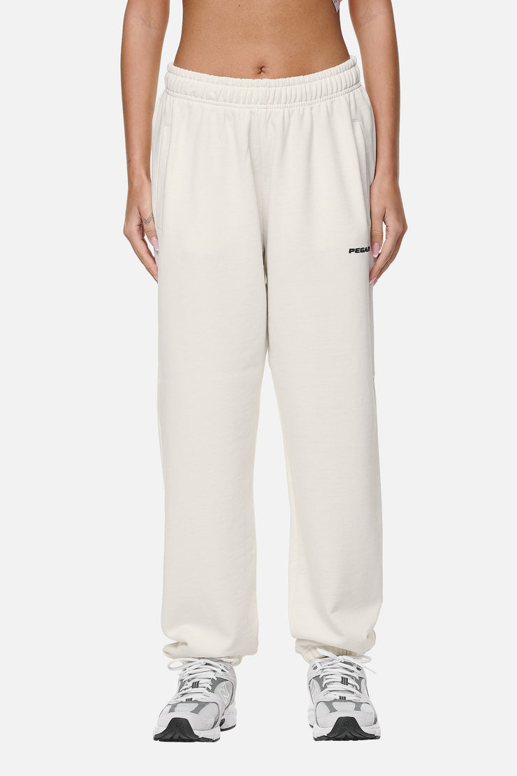 Pegador Villa High Waisted Sweat Pants Washed Coconut Milk Black Gum Vierteljährliche Förderung
