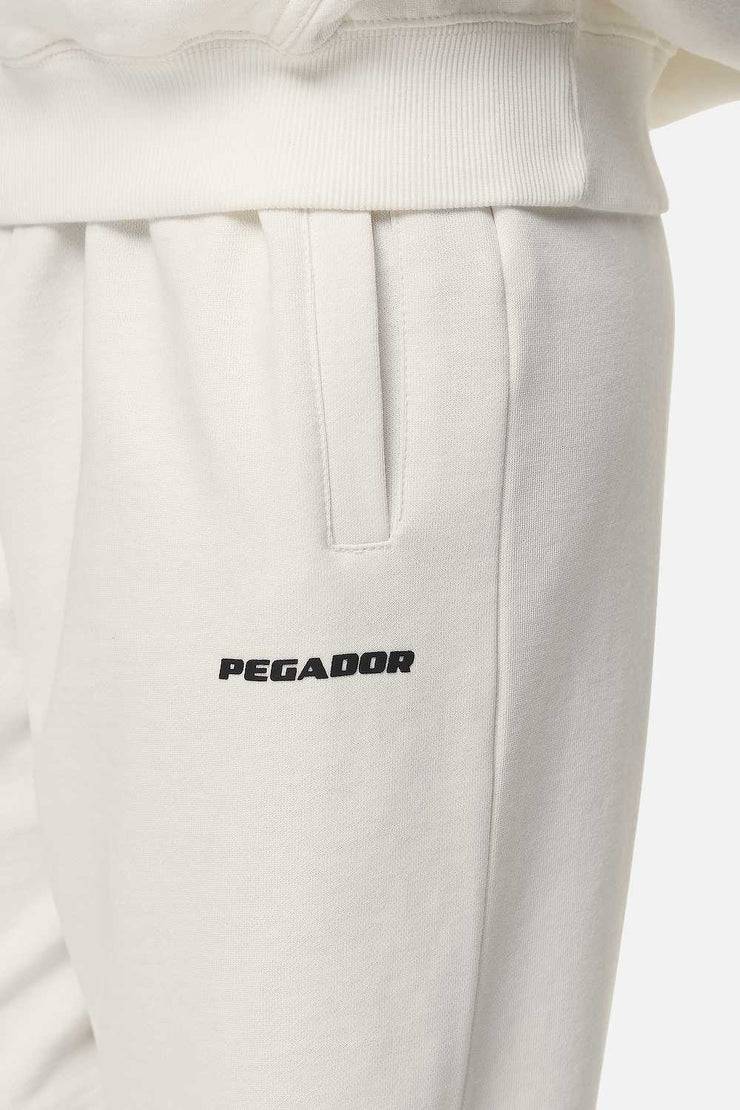 Pegador Villa High Waisted Sweat Pants Washed Coconut Milk Black Gum Vierteljährliche Förderung