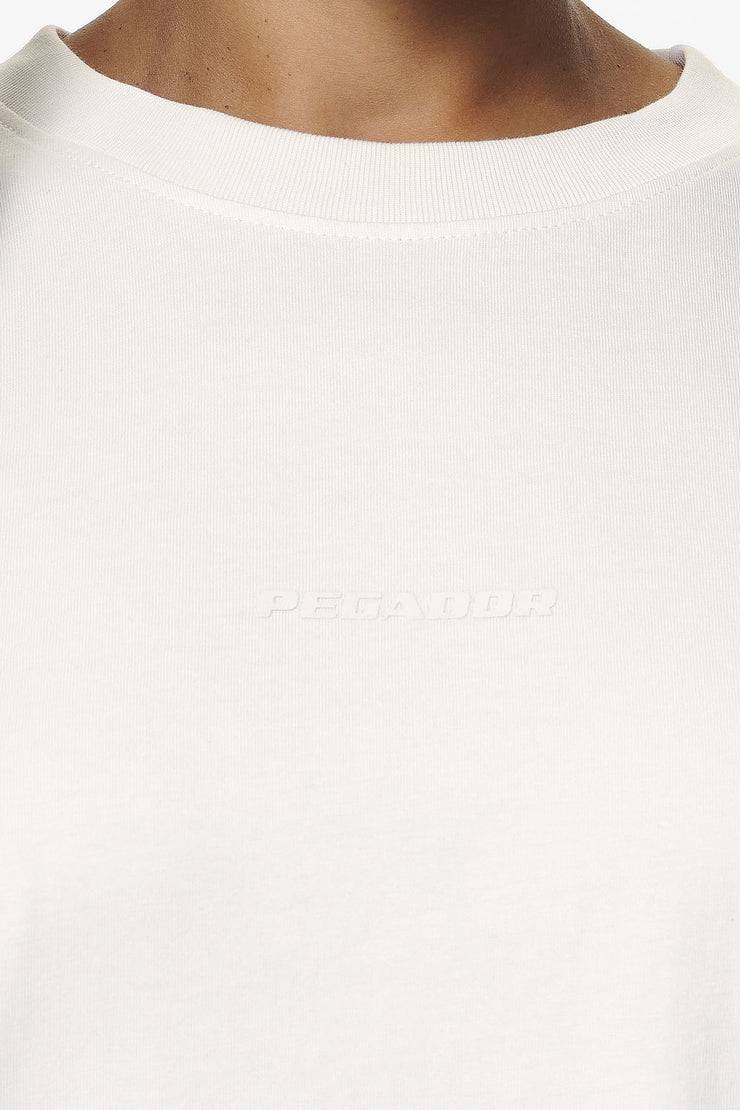 Pegador Bel Air Heavy Oversized Tee Washed Salty Cream Gum zollfrei
