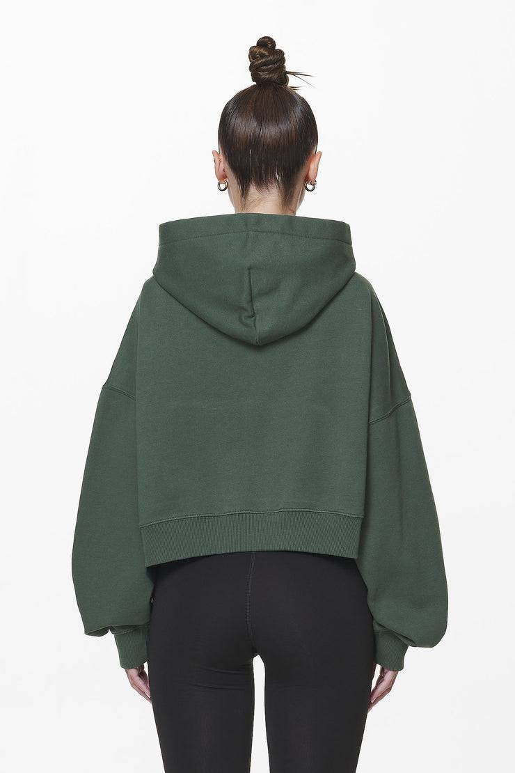 Pegador Salita Oversized Cropped Hoodie Washed Sage Green Gum Rabatte dieses Monats