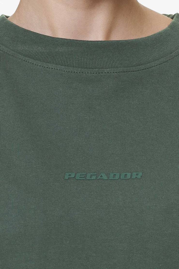 Pegador Bel Air Heavy Oversized Tee Washed Sage Green Gum 2025