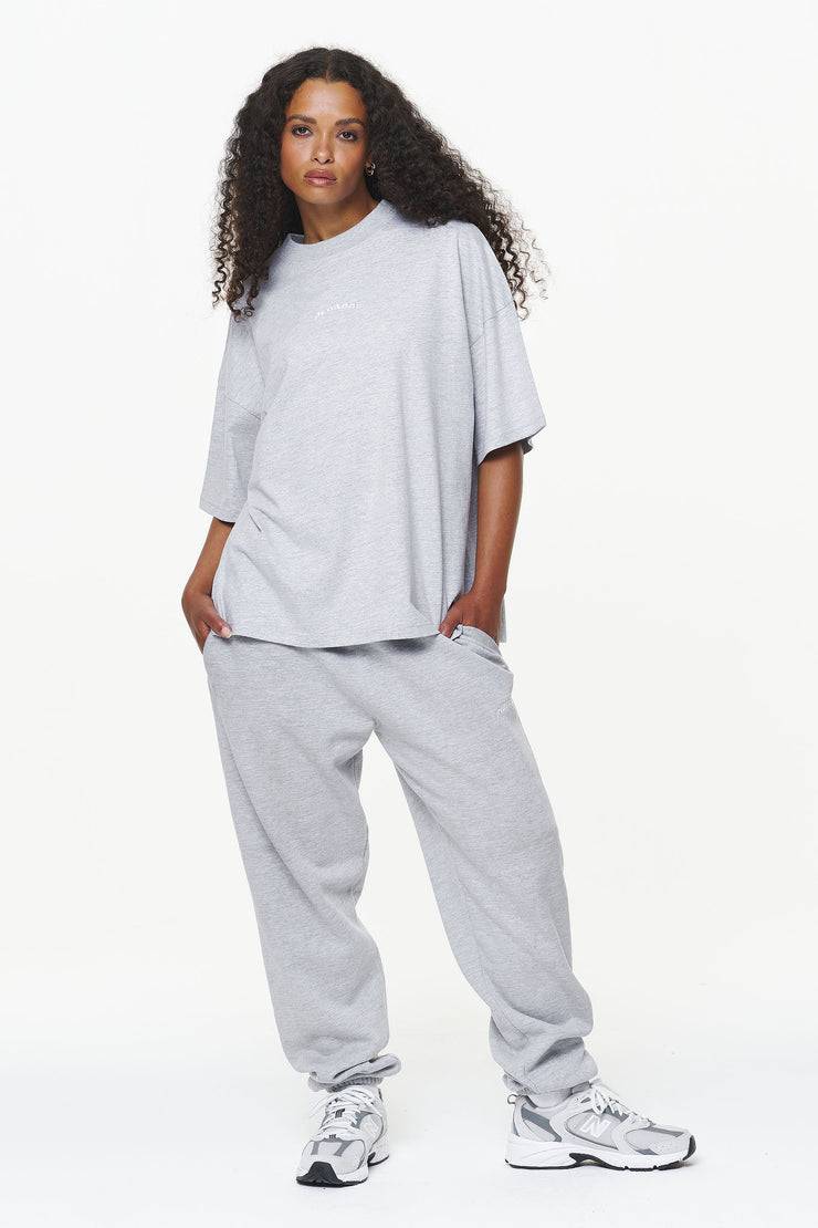 Pegador Thames Heavy Oversized Tee Grey Melange Günstiger Verkauf