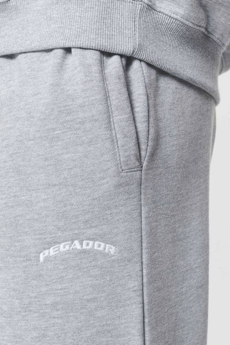 Pegador Durward High Waisted Sweat Pants Grey Melange Fabrikverkauf