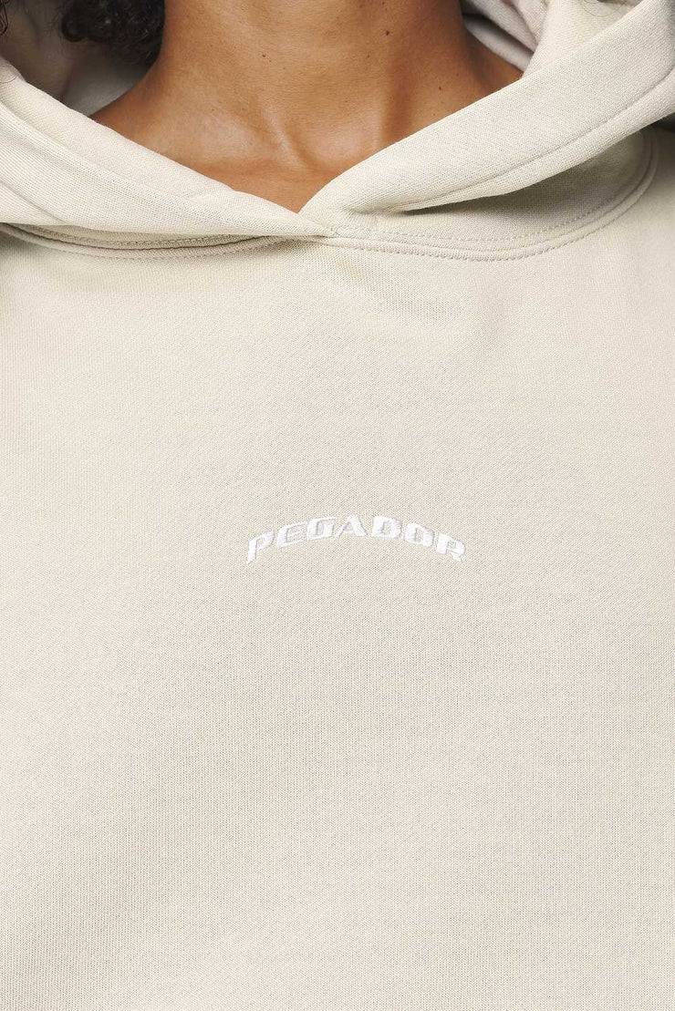 Pegador Camberwell Logo Oversized Hoodie Vintage Washed Bone White Meist gekauft