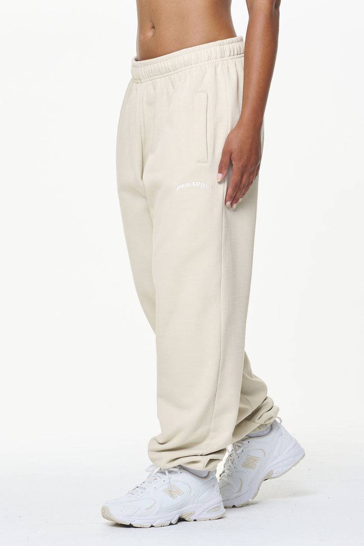 Pegador Durward High Waisted Sweat Pants Vintage Washed Bone White Kostenloser Versand