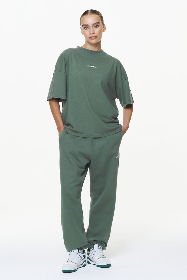 Pegador Thames Heavy Oversized Tee Vintage Washed Garden Green Limitierter Zeitrabatt