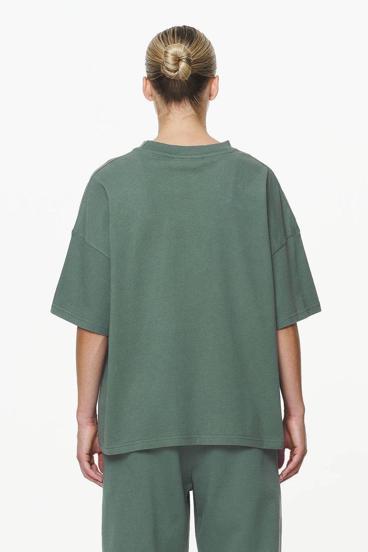 Pegador Thames Heavy Oversized Tee Vintage Washed Garden Green Limitierter Zeitrabatt