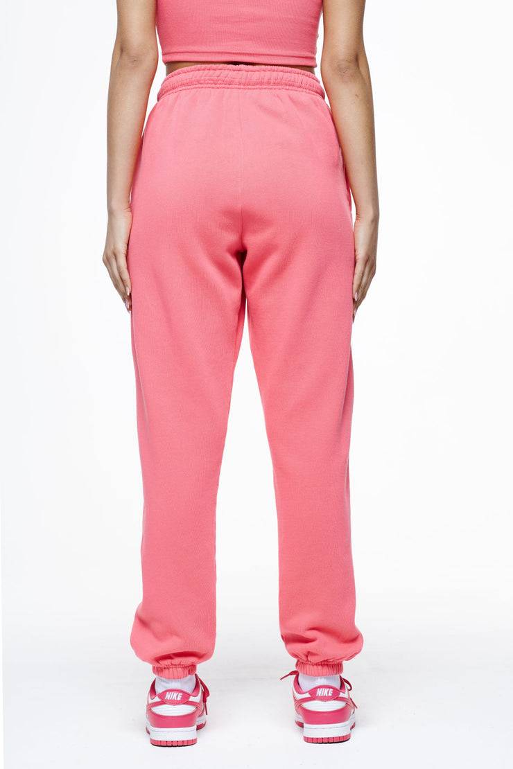 Pegador Villa High Waisted Sweat Pants Vintage Washed Strawberry Gum Sonderangebot