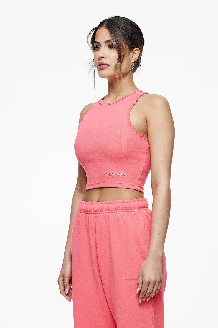 Pegador Ayla Crop Top Vintage Washed Strawberry Rabatt
