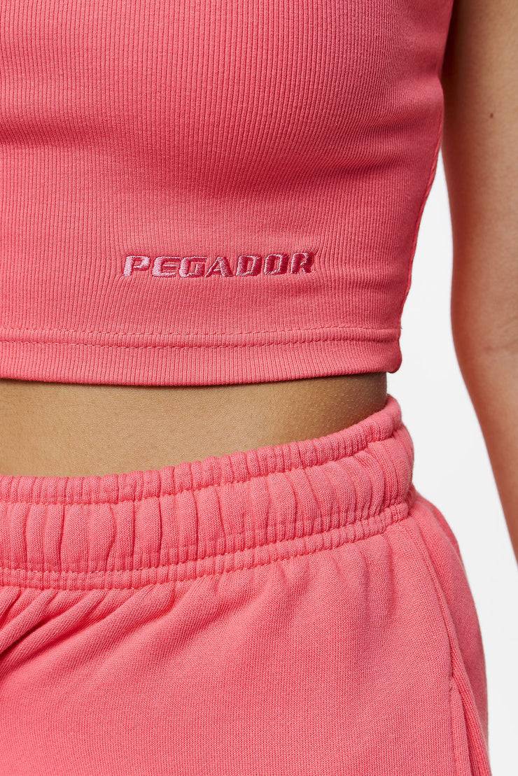 Pegador Ayla Crop Top Vintage Washed Strawberry Rabatt